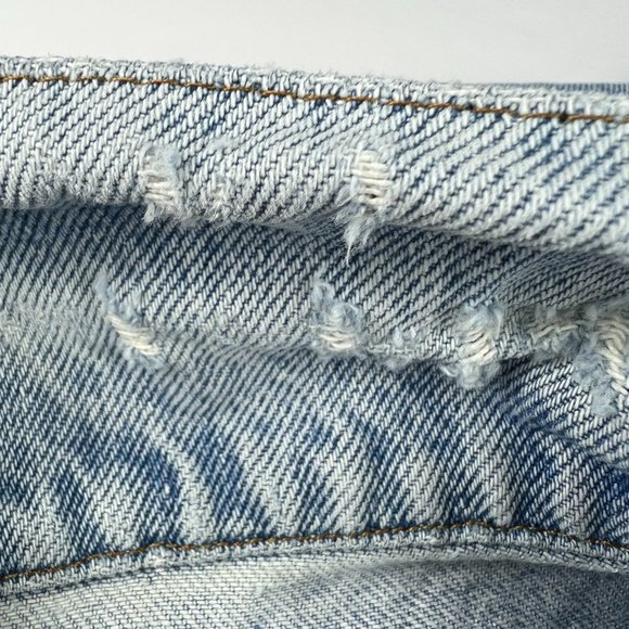 VTG Levi's Jean Jacket Adult 48 Large Blue Trucker Faded Distressed Denim USA - Picture 5 of 16